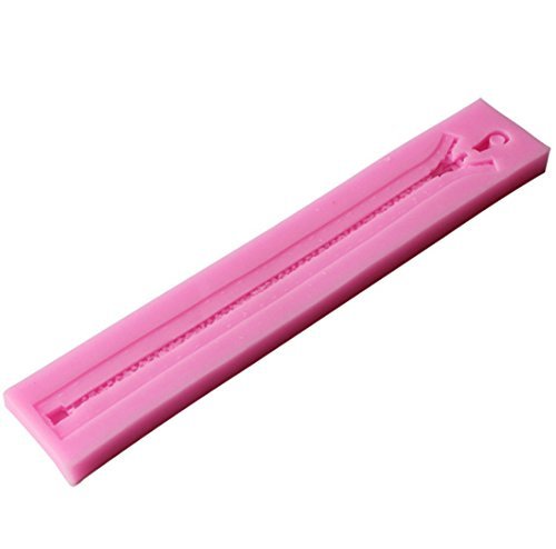 HUAL Zipper Silicone Baking Fondant Cake Mold Sugarcraft Decoration Tool N3