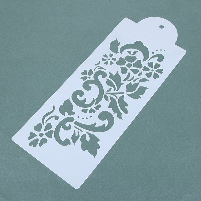 Whitelotous 4PCS Flowers Fondant Cake Decorating Stencil Template Mold Baking Tools N2