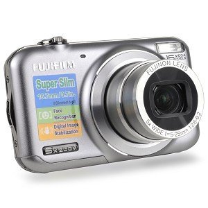 Fujifilm FinePix JX400 16MP 5x Optical/7.2x Digital Zoom HD Camera (Silver) N3