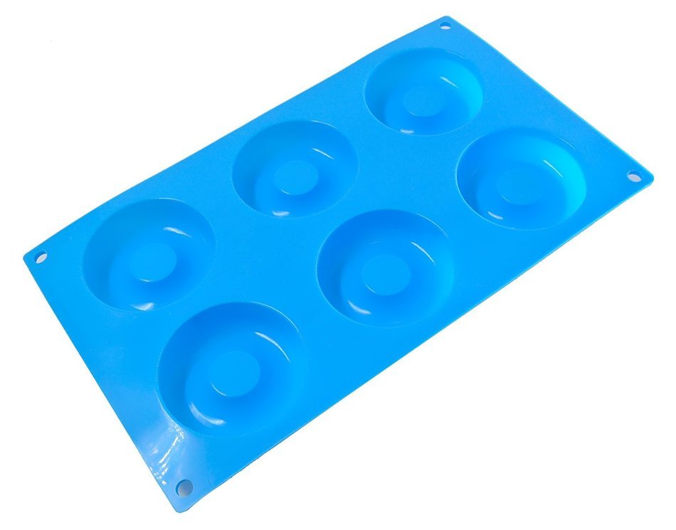 Bestwoohome 6-Cavity Silicone Donut Pan Mold/Maker for Baking (2 Pack) N3