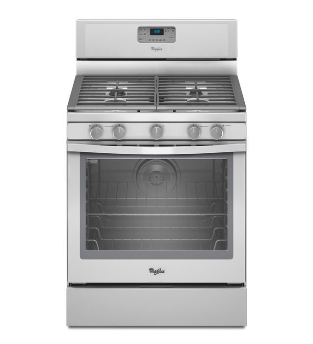 Whirlpool WFG540H0AS 30" Stainless Steel Gas Sealed Burner Range - Convection N4