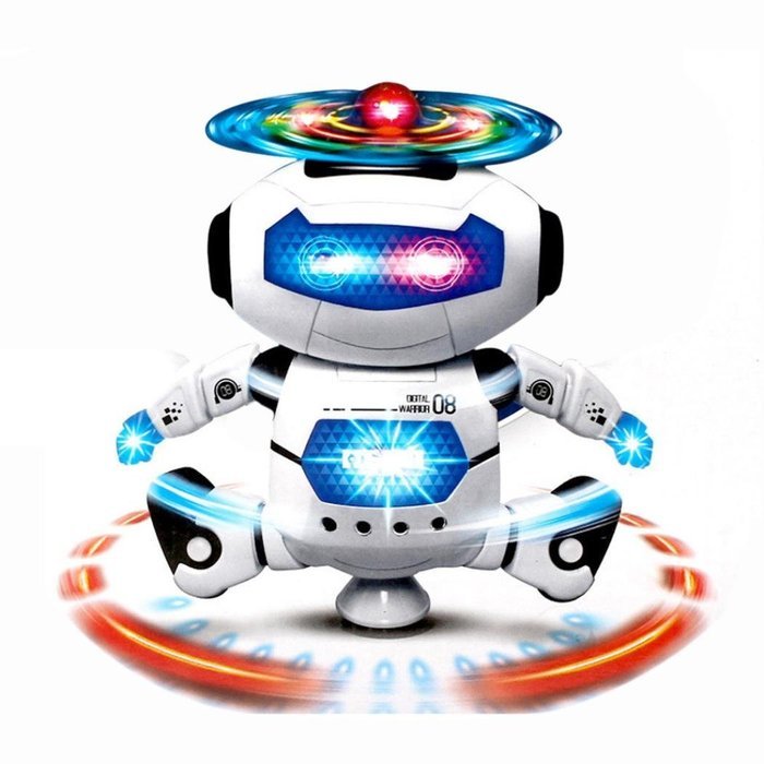 Robot Toys ，BeautyVan Electronic Walking Dancing Smart Space Robot Music Light Toys