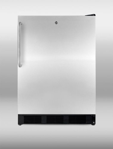 Summit AL752LBLSSTB 24" 5.5 Cu. Ft. ADA Compliant All- Refrigerator with Hidden Evaporator Adjustable Thermostat... N2