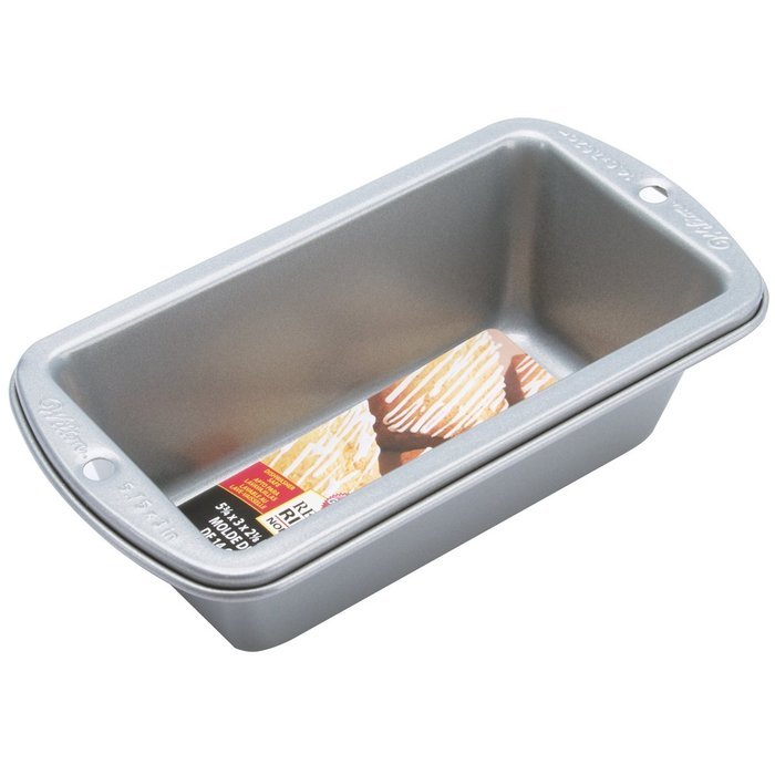 Wilton Recipe Right 4 Cavity Mini Loaf Pan N7