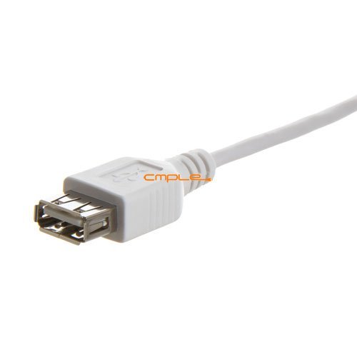 Cmple - USB 2.0 A Male to A Female Extension Cable -15FT (Black) N10
