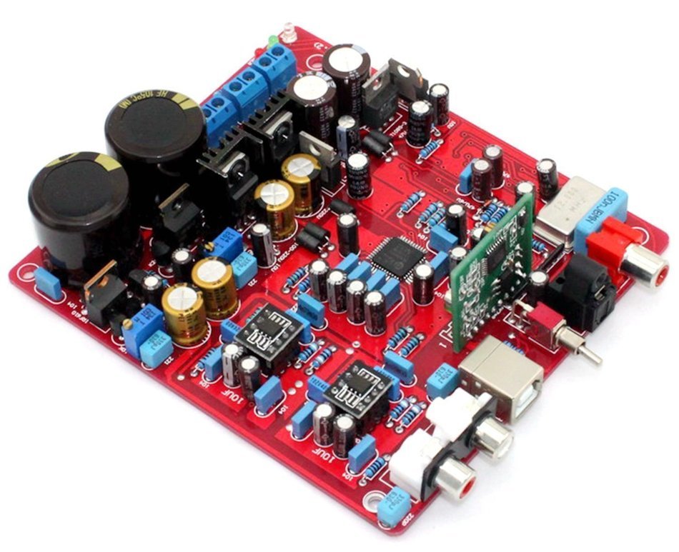 AK4399 + PCM2706 + WM8805 DAC Decoder Board w/Coaxial & Optical (including USB) N2