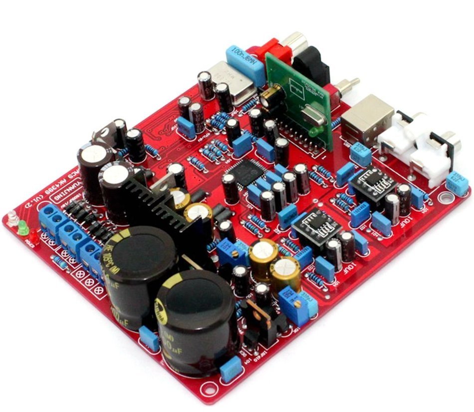 AK4399 + PCM2706 + WM8805 DAC Decoder Board w/Coaxial & Optical (including USB) N3
