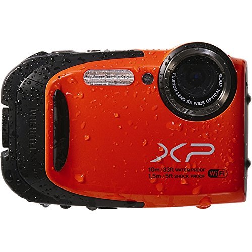FUJIFILM 16409662 / FinePix XP70 16.4 Megapixel Compact Camera - Orange 2.7" LCD - 5x Optical Zoom - Optical (...