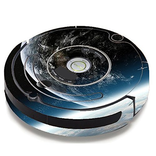 Skin Decal Vinyl Wrap For IRobot Roomba 650 655 Vacuum / Earth Space