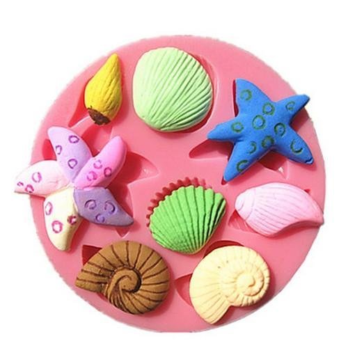 HT BAKEWARE | Seashell & Conch (Series 4) Silicone Mold N2