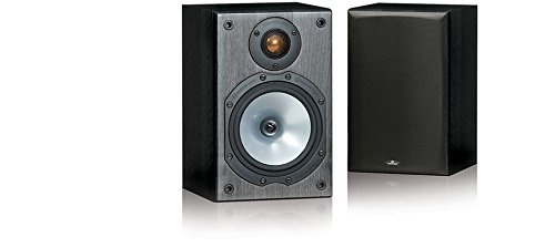 Monitor Audio MR1 2-Way Bookshelf Speaker, Pair (Black Oak Vinyl Wrap) (Discontinued by Manufacturer)