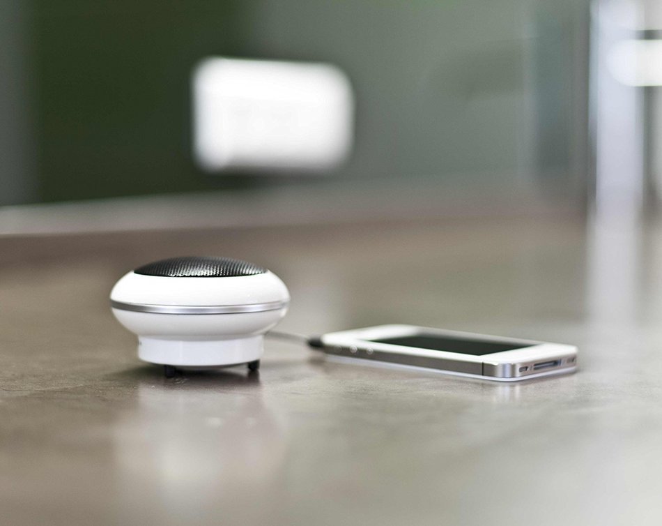 HIS PSMOBIWH Wavemaster MOBI Portable Speaker (White) N6