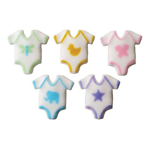 10 Count- Baby Onepiece Assorted Dec-ons