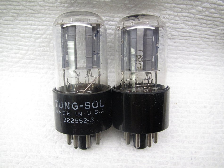 TUNGSOL 6SN7 GT Very Low Noise GREY PLATE US MADE PLATINIM MATCHED PAIR,NOT RUSSIAN/CHINESE RE-ISSUE N2