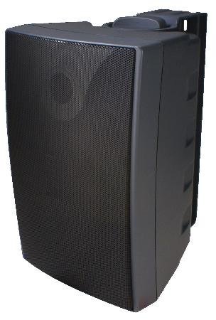 6.5inch OUTDOOR SPEAKER PAIR WITH 70V/25V TRANSFORMER (BLK) With Headphones