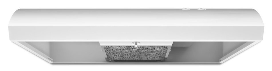 WHIRLPOOL GIDDS-1029939 30" 2-Speed Non-Vented Built-In Range Hood With Vent, White, 190 Cfm, 120V N2