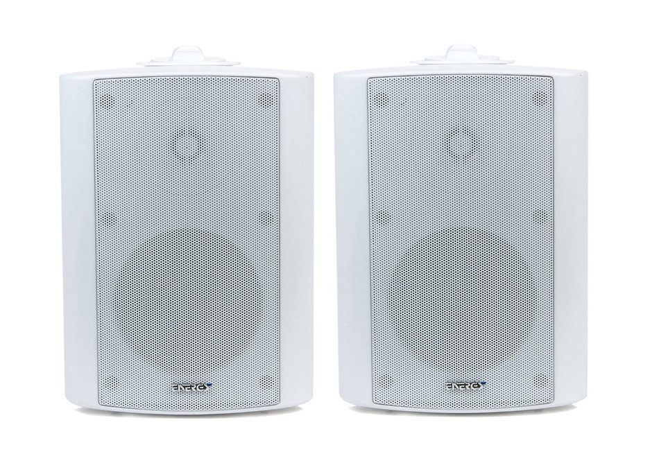 Energy Take Classic I/O 5 Indoor/Outdoor Speakers with 5.25-Inch woofer (1 Pair, White) N3