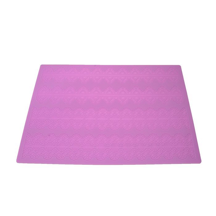 Xgunion Silicone Lace Mold Mould Sugar Craft Fondant Mat Cake Decorating Tool (Style 1) N13