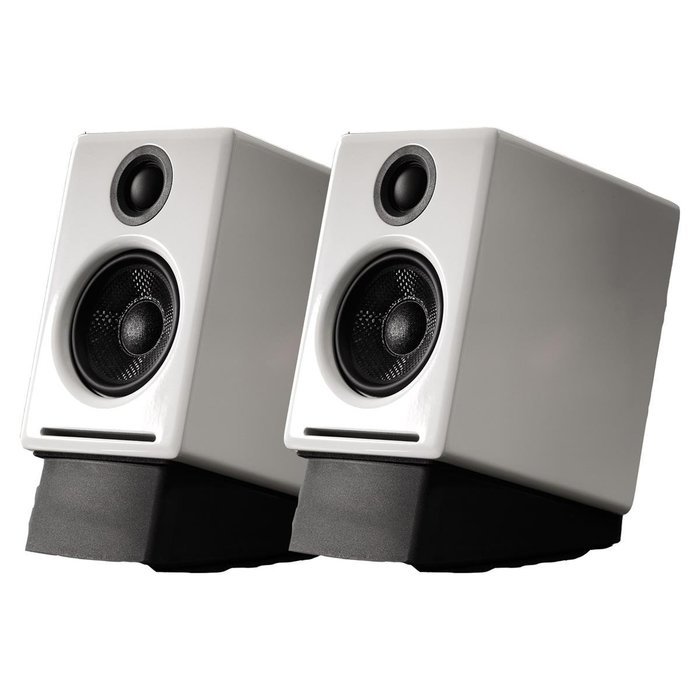 Audioengine A2+ Premium Powered Desktop Speakers With Stands - Pair (White) N2