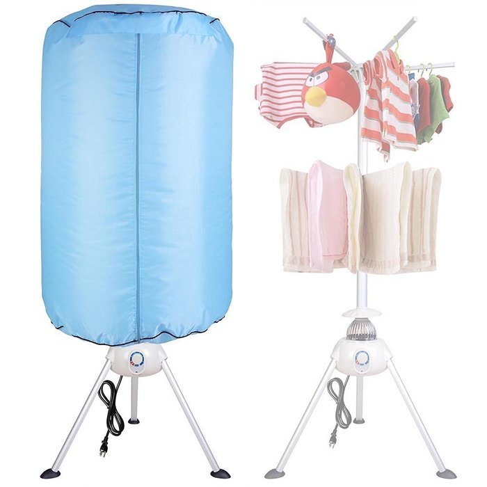 AMPERSAND SHOPS Portable Convenient Clothes Dryer Electric Folding Laundry Drying Rack