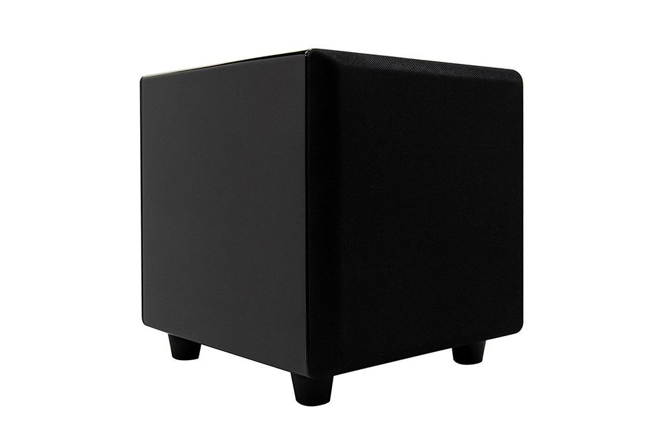 Earthquake Sound MiniMe P8 White Passive Tuned Mini Subwoofer (Piano White) N8