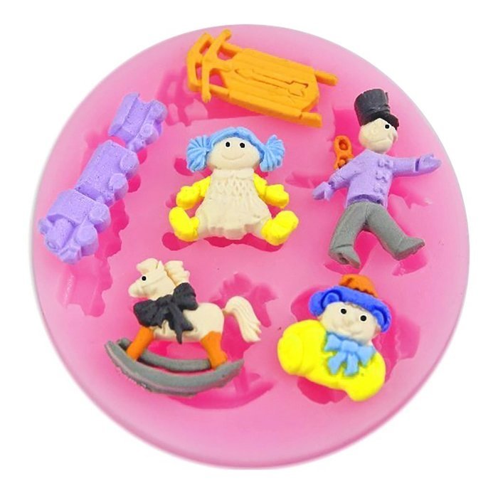 4 Strings Of Pearl Fondant Sugar Paste Bead Mold Clay Chocolate Mould Cake Decorating Tools Yihuily N86