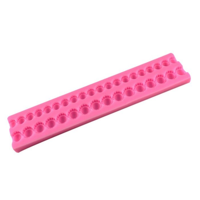 4 Strings Of Pearl Fondant Sugar Paste Bead Mold Clay Chocolate Mould Cake Decorating Tools Yihuily N99