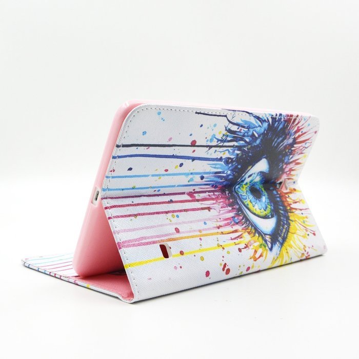 Tab 4 7.0 Case, Firefish Damage Resistance Case Premium PU Leather Wallet Card Slots Kickstand Feature Case for... N116