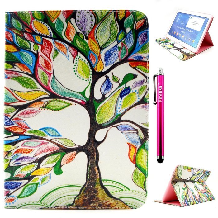 Tab 4 7.0 Case, Firefish Damage Resistance Case Premium PU Leather Wallet Card Slots Kickstand Feature Case for... N129