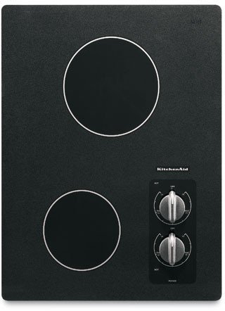KitchenAid KECC056RBL 15 Electric Cooktop - Black
