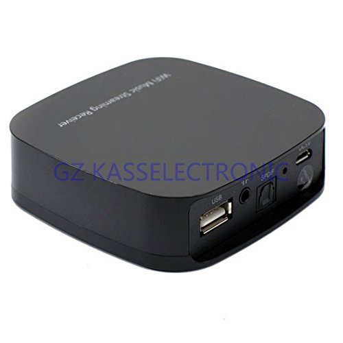 Generic Airmusic Airplay Wifi Dlna Qplay Speaker Audio Adapter Receiver IOS Android Black N7