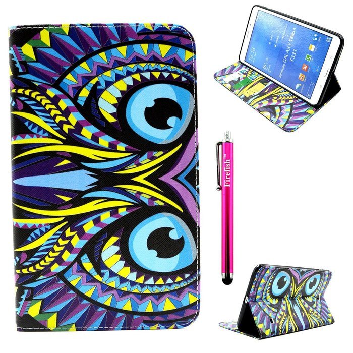 Tab 4 7.0 Case, Firefish Damage Resistance Case Premium PU Leather Wallet Card Slots Kickstand Feature Case for... N143