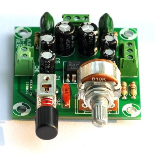 Electronics-Salon 2-Chl 0.7 Watt Audio Amplifier Module, Based on NJM2073 N7