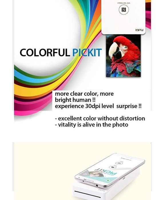 Fujifilm smartphone printer pickit portable for Android iphone galaxy LG optimus IOS NEW N7