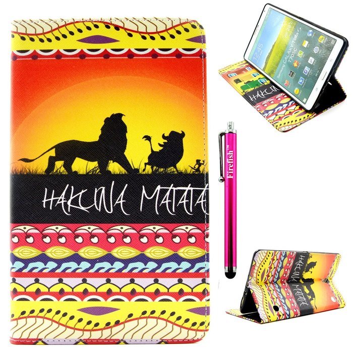 Tab 4 7.0 Case, Firefish Damage Resistance Case Premium PU Leather Wallet Card Slots Kickstand Feature Case for... N147