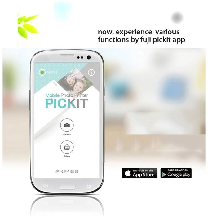 Fujifilm smartphone printer pickit portable for Android iphone galaxy LG optimus IOS NEW N8