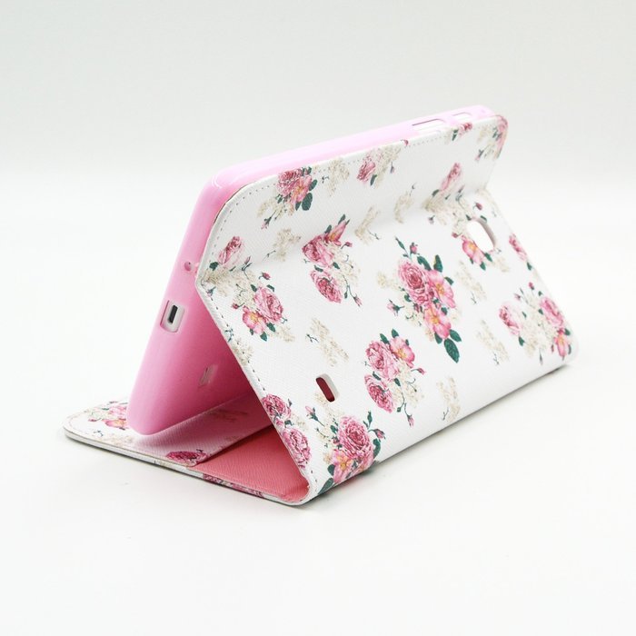 Tab 4 7.0 Case, Firefish Damage Resistance Case Premium PU Leather Wallet Card Slots Kickstand Feature Case for... N161