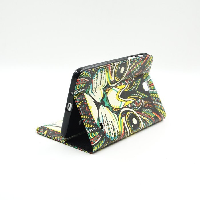 Tab 4 7.0 Case, Firefish Damage Resistance Case Premium PU Leather Wallet Card Slots Kickstand Feature Case for... N162