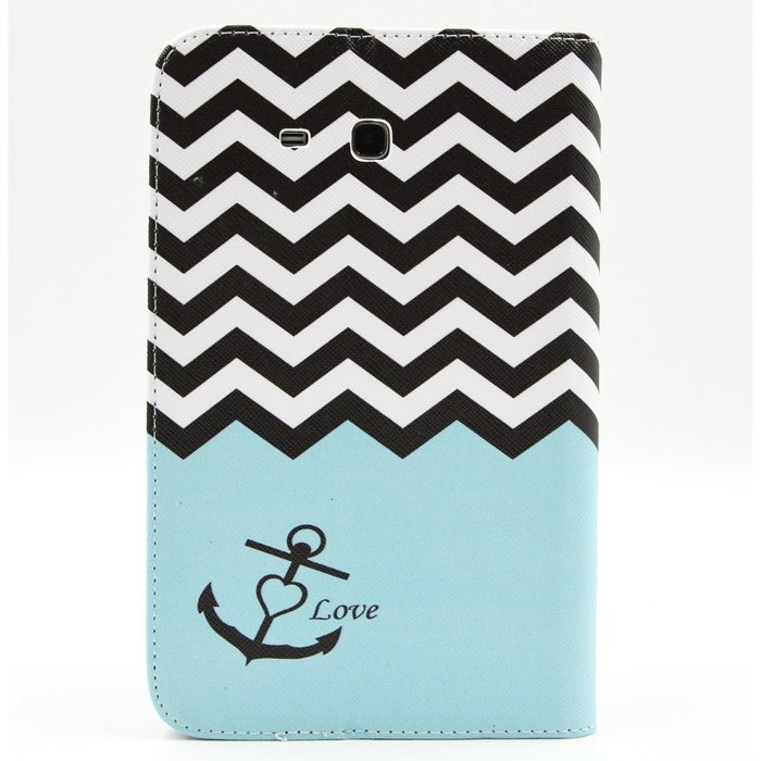 Tab 4 7.0 Case, Firefish Damage Resistance Case Premium PU Leather Wallet Card Slots Kickstand Feature Case for... N163