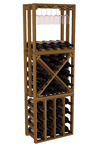 Wine Racks America Redwood Lattice Stacking Cube 3 Piece Set. 13 Stains to Choose From! N10