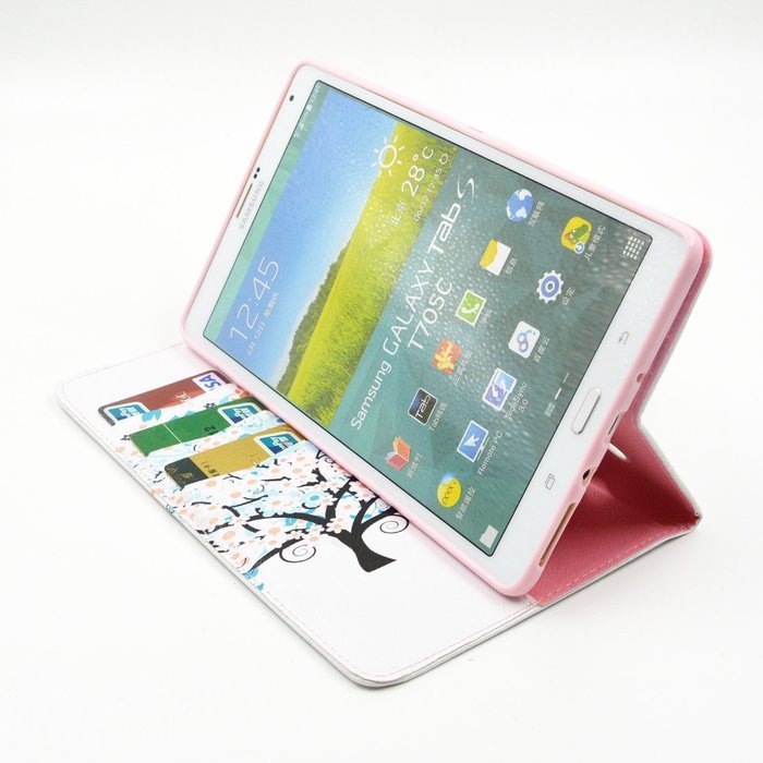 Tab 4 7.0 Case, Firefish Damage Resistance Case Premium PU Leather Wallet Card Slots Kickstand Feature Case for... N167