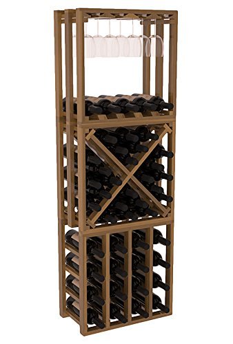 Wine Racks America Redwood Lattice Stacking Cube 3 Piece Set. 13 Stains to Choose From! N12