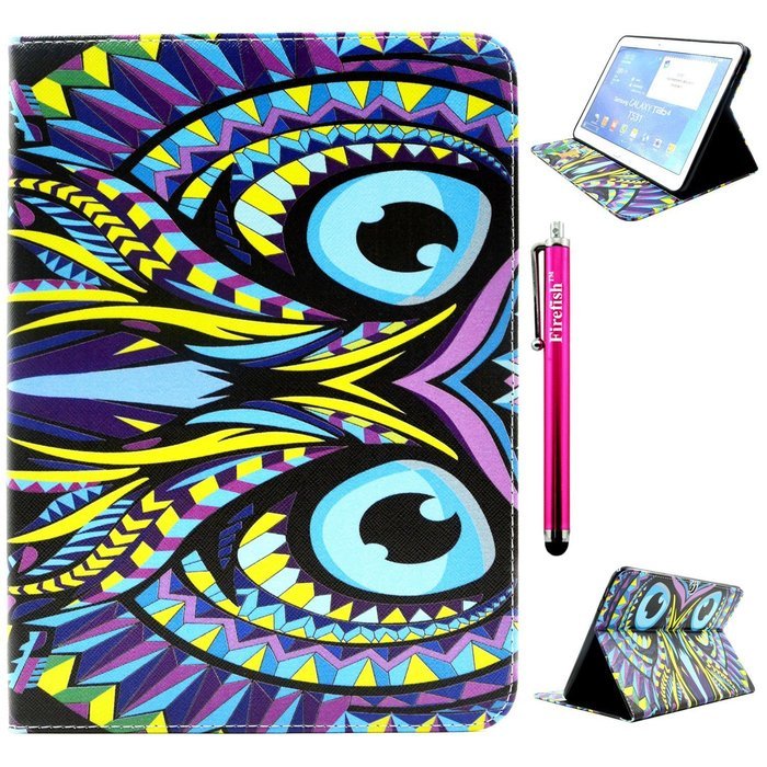 Tab 4 7.0 Case, Firefish Damage Resistance Case Premium PU Leather Wallet Card Slots Kickstand Feature Case for... N171