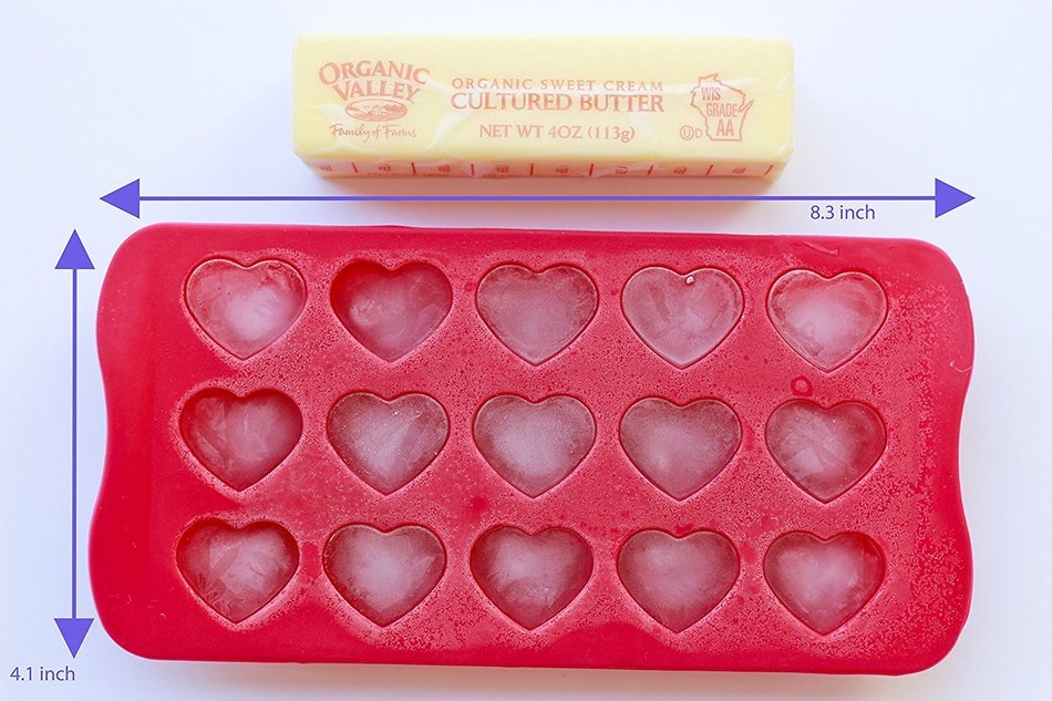 Zoie + Chloe Silicone Ice Tray & Mold for Gummy Bear, Jello, Chocolate, Soap, Crayon and More! N20