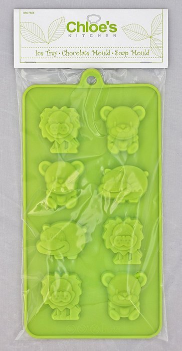 Zoie + Chloe Silicone Ice Tray & Mold for Gummy Bear, Jello, Chocolate, Soap, Crayon and More! N22