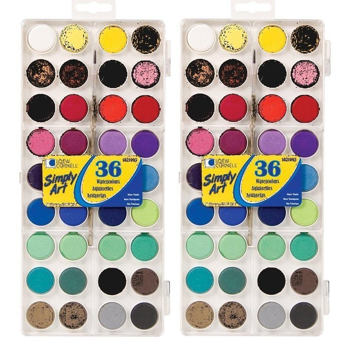 Loew Cornell 1021095 Simply Art Watercolor Cakes
