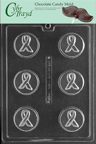 Cybrtrayd M225 Awareness Ribbon Cookie Miscellaneous Chocolate Candy Mold