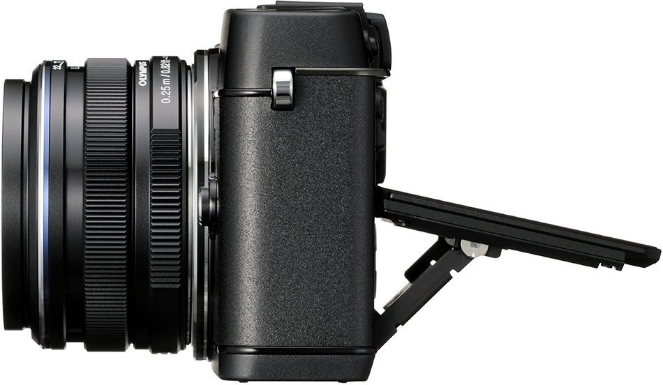 Olympus E-P5 Black + EZ-M1442 II R Kit, V204051BE000 - International Version (No Warranty) N5