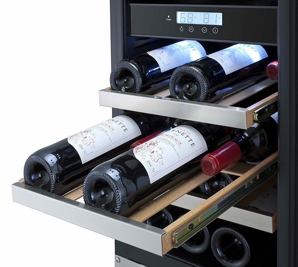 23 Bottle Dual Zone Built-In Wine Refrigerator N5