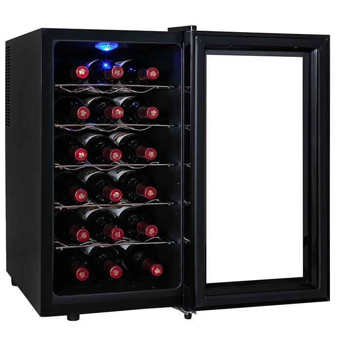 AKDY&reg; 8 Bottle Single Zone Thermoelectric Counter Top Freestanding Wine Cooler Cellar Chiller Refrigerator Fridge... N22